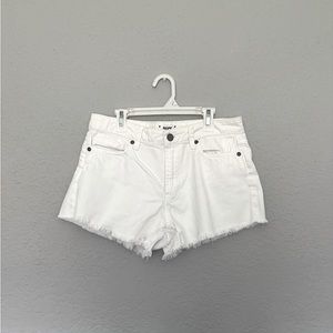 Paige Mid-Rise Denim Shorts